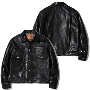 SUGAR CANE �V���K�[�P�[�� �z�[�X�n�C�h|2nd Type|���U�[�W���P�b�g�wBLACK HORSEHIDE LEATHER JACKET 1953 MODEL�x�y�A���J�W�E���[�N�zSC80681