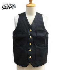 Dapper's ダッパーズ コバートベッドフォード|レイルロード|ワークベスト『Classical Railroader Work Vest』【アメカジ・ワーク】1579(Vest)