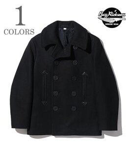 BUZZ RICKSON'S oYN\Y ENLISTED MEN'S OVERCOAT s[R[gwPEA COAT NAVAL CLOTHING FACTORYxyAJWE~^[zBR11554(Wool Melton Coat)(std-coat-buzz)