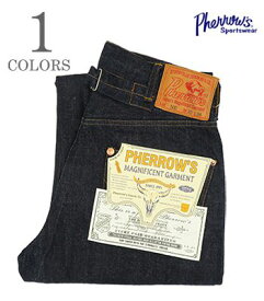 PHERROW'S フェローズ バッファローホーンステッチ|13.5oz.|20's WIDE STRAIGHT『ワイドストレートジーンズ』【アメカジ・デニム】500SW