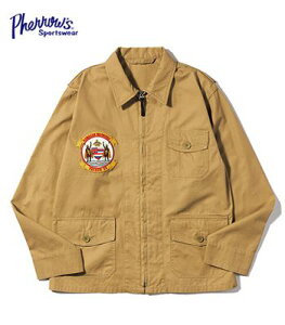 PHERROW'S �t�F���[�Y M-421a|�T�}�[�t���C�g�W���P�b�g�wUS.NAVY SUMMER FLIGHT JACKET HAWAIIAN WARRIORS�x�y�A���J�W�E�~���^���[�z25S-M-421a-DECO
