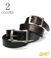 BARNS バーンズ 栃木レザー|ショルダーレザーベルト|BELT『SHOULDER LEATHER BELT』【アメカジ・ベルト】…