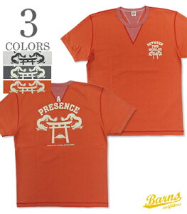 BARNS �o�[���Y ����|�����҂�|���j�I���X�y�V����|�N���[�l�b�NTEE�wVINTAGE V GAZETTE COZUN T-Shirt Between Two World�x�y�A���J�W�E�J���b�W�zBR-26220