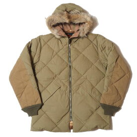 WAREHOUSE ウエアハウス スレン先染セルヴィッチタイプライター|コヨーテファー|ダウンジャケット『1930's ALASKAN DOWN COAT』【アメカジ・ミリタリー】2210