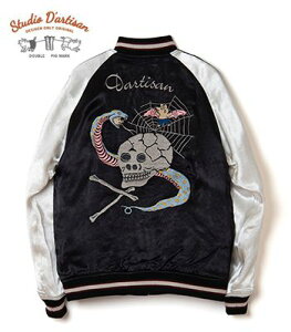 STUDIO D'ARTISAN �X�e���f�B�I�_���`�U�� �T�e��|���o�[�V�u��|�X�J�W����|���鐁wSKULL & SNAKE SOUVENIR JACKET�x�y�A���J�W�E�X�J�W�����z4612
