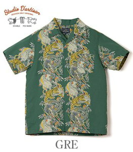 STUDIO D'ARTISAN �X�e���f�B�I�_���`�U�� ����|�R�b�g��|�A���n�V���c�wTORNADO PIG Aloha Shirt�x�y�A���J�W�E�A���n�z5721