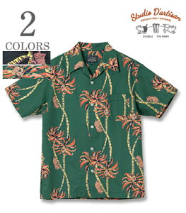 STUDIO D'ARTISAN �X�e���f�B�I�_���`�U�� ����|�R�b�g��|�A���n�V���c�wPig Climber Aloha Shirt�x�y�A���J�W�E�A���n�z5742