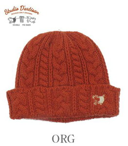 STUDIO D'ARTISAN �X�e���f�B�I�_���`�U�� �P�[�u���҂�|�E�[���j�b�g�L���b�v�wWOOL KNIT CAP�x�y�A���J�W�E���[�N�z7562