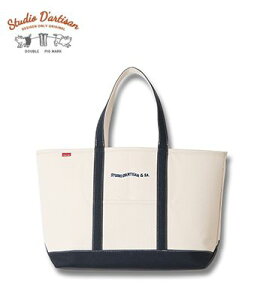 STUDIO D'ARTISAN �X�e���f�B�I�_���`�U�� �L�����o�X|�g�[�g�o�b�O�w25oz. CANVAS TOTE BAG�x�y�A���J�W�E�o�b�O�z7575