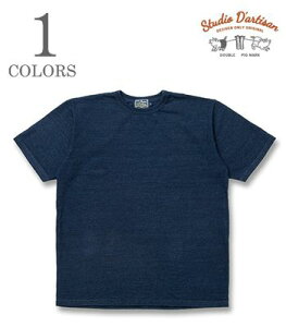 STUDIO D'ARTISAN �X�e���f�B�I�_���`�U�� ����|�C���f�B�S����|�V��|T�V���c�wRope-dyed Indigo T-shirt�x�y�A���J�W�E�J���b�W�z8199