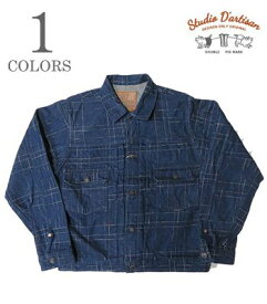 STUDIO D'ARTISAN ステュディオダルチザン 14oz.|2nd TYPE|デニムジャケット『乱れ絣 2nd Type JACKET』【アメカジ・ワーク】D4574