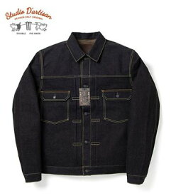 STUDIO D'ARTISAN ステュディオダルチザン 15oz.デニム|2nd TYPE|デニムジャケット『藍渋染め 2nd Type DENIM JACKET』【アメカジ・ワーク】D4579