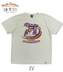 STUDIO D'ARTISAN �X�e���f�B�I�_���`�U�� USA�R�b�g��|Made in JAPAN|����|�v�����gTEE�wCHAMPIONSHIP SST�x�y�A���J�W�E���[�^�[�T�C�N���z8163A
