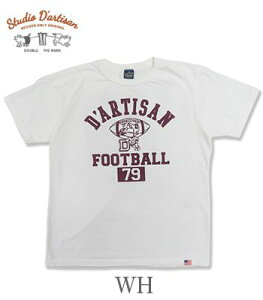 STUDIO D'ARTISAN �X�e���f�B�I�_���`�U�� USA�R�b�g��|Made in JAPAN|����|�v�����gTEE�wD'ARTISAN 79 SST�x�y�A���J�W�E�J���b�W�z8166B