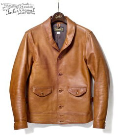 ORGUEIL オルゲイユ ハンドフィニッシュ|ステアオイルレザーコサックジャケット『Steer Oil Cossack Jacket』【アメカジ・ワーク】OR-4002B(Leather jacket)(std-lj-orgueil)