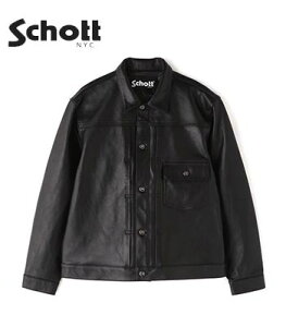 Schott �V���b�g �V�[�v���U�[|�g���b�J�[|���U�[�W���P�b�g|782-3950128�wSHEEP LEATHER 1st TRACKER JACKET�x�y�A���J�W�E���[�N�z5950015