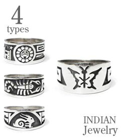 INDIAN JEWELRY ホピ族アーティストの作品『HOPI RING』【アメカジ・ネイティブ】IJ-022(Ring)