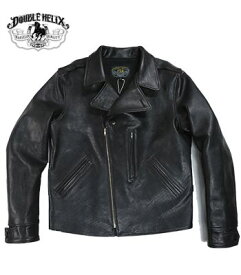 DOUBLE HELIX ダブルヘリックス 茶芯|ホースハイド|ライダースジャケット『FLAG Waver 30's California Model』【アメカジ・モーターサイクル】RC1101(Leather jacket)