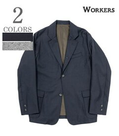 WORKERS ワーカーズ ウールサージ|フランネル|3B|テーラードジャケット『Maple Leaf Jacket, Navy Woool Serge』【アメトラ・ワーク】21a-a-mlj(Other jacket)
