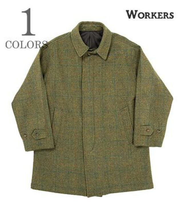 楽天市場】WORKERS ワーカーズ ハリスツイード|ステンカラー|バル 