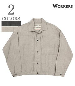 WORKERS ワーカーズ リネン|Gジャン|1st Type『213 Linen Jacket』【アメカジ・ワーク】23s-1-lj