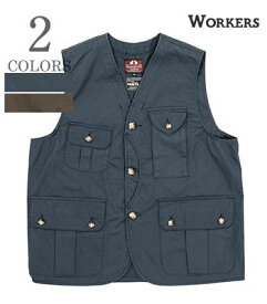 WORKERS ワーカーズ Heavy Ventile|クルーザーベスト『W&G Vest, Heavy Ventile』【アメカジ・アウトドア】24s-1-wgv