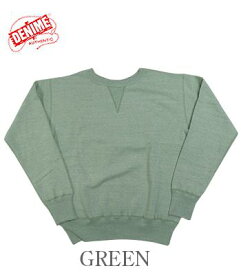 DENIME ドゥニーム WAREHOUSE 裏起毛|丸胴|セットインスリーブ|スウェット『88/12 HEATHER CREW NECK SWEAT』【アメカジ・カレッジ】268