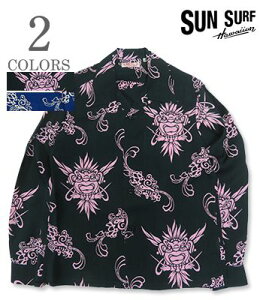 SUN SURF �T���T�[�t LONG SLEEVE RAYON ALOHA SHIRT '26MODEL�wINCARNATION OF GOD�x�y�A���n�E�m���zSS29601
