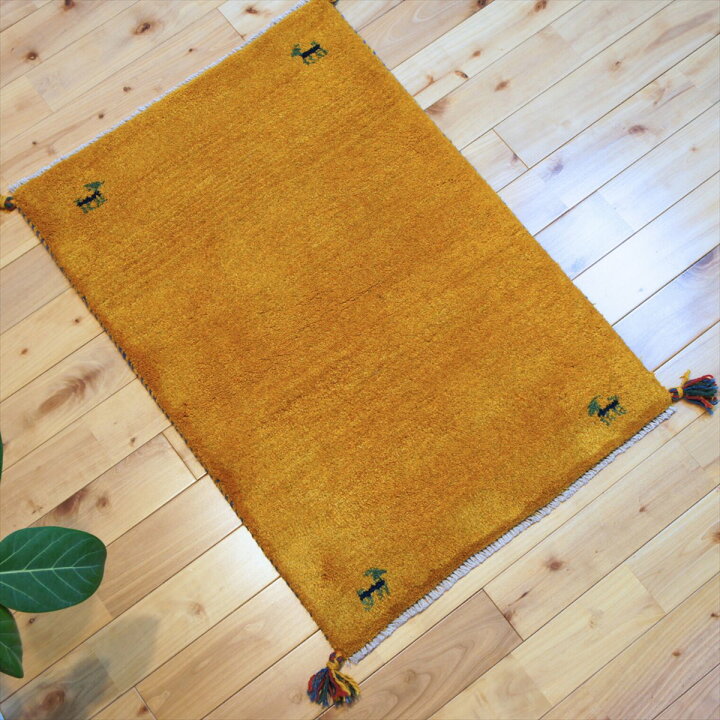 楽天市場】ペルシャ ギャッベ 本場イラン産 88x60cmセール ギャベ 玄関 