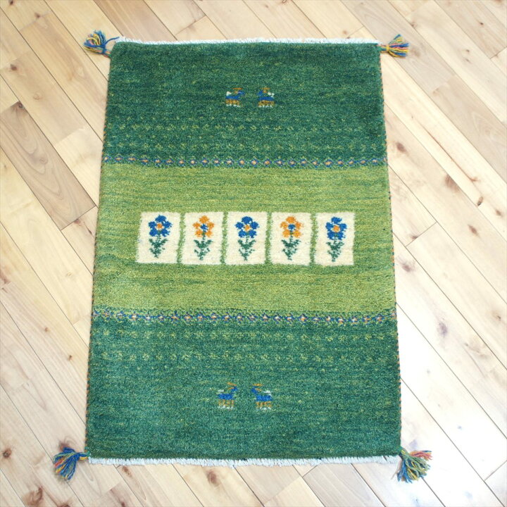 楽天市場】ペルシャ ギャッベ 本場イラン産 90x60cm 厚み 2.52cm  