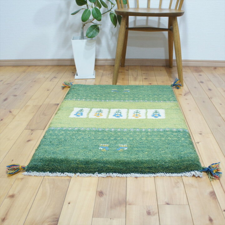 楽天市場】ペルシャ ギャッベ 本場イラン産 90x60cm 厚み 2.52cm  