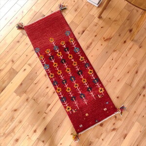 yV Mbx { CY 120x43cm  2.37cm bh ԐF F  ̖ M Gabbeh ԂS JVKC Vq \t@O ~ji[ ג Lb`}bg オy R