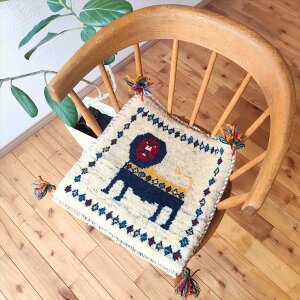 yV Mbx {CY zc 38.5x40.5cm  2.33cm AC{[ x[W CI Z[ Mx CI `FA}bg E[100% VRf ؐ O~ O Gabbeh Ԃ