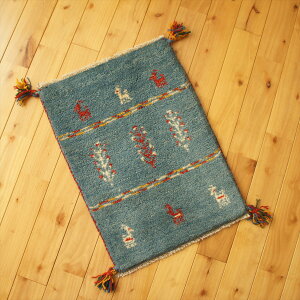 �y���V�� �M���b�x �y �{�� �C�����Y �z 56x42cm ���� 2.20cm �u���[ �� �x�[�W�� �A�C�{���[ �t���[�� �����̖� ���M �\�t�@�O �~�j�}�b�g ��40×60cm Gabbeh �Ԃ��������S �M���x �V�q���� �J�V��