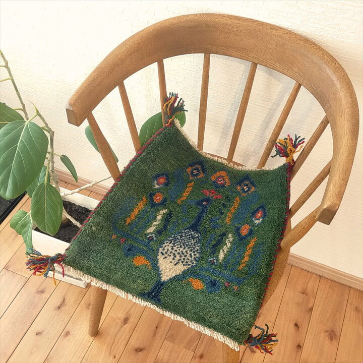 楽天市場】ペルシャ ギャッベ 【 本場 イラン産 】 40x40cm 厚み 2.26 