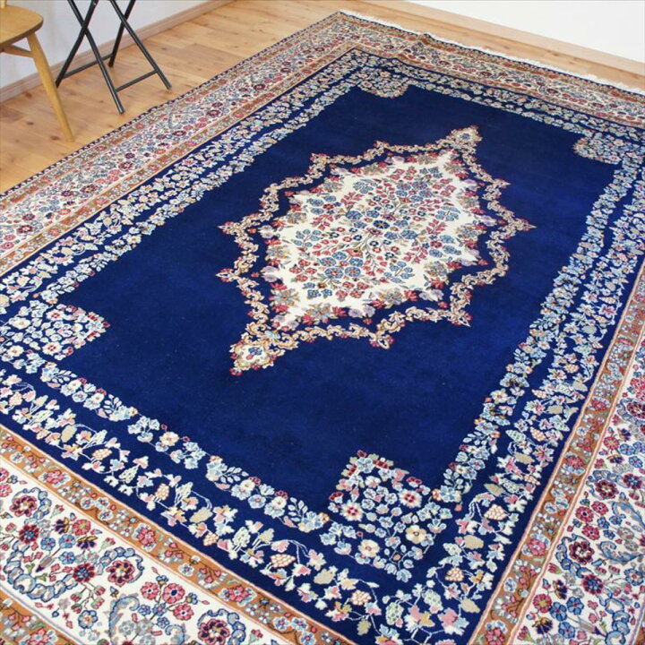 楽天市場】ペルシャ絨毯 【本物イラン産】 ペルシャ絨毯 ケルマン産 