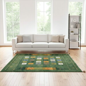 yV Mbx {CY O[ O Mx E[100% VRf ؐ D O~ Gabbeh I[V[Y 1.5 \t@O 192x150cm  RJ3780yD2z