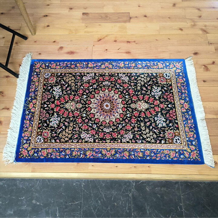 楽天市場】ペルシャ絨毯 【本物イラン産】 クム シルク アーダヴィ工房 