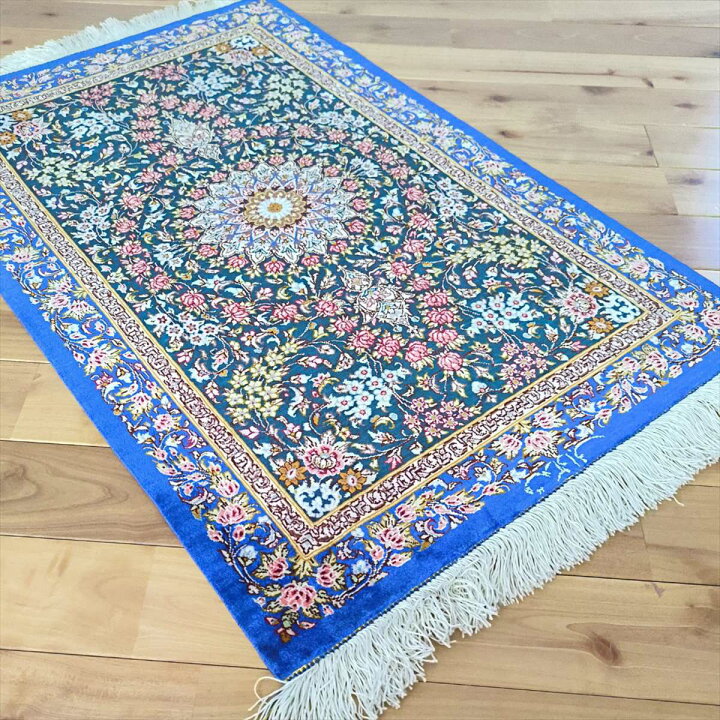 楽天市場】ペルシャ絨毯 【本物イラン産】 クム シルク アーダヴィ工房 