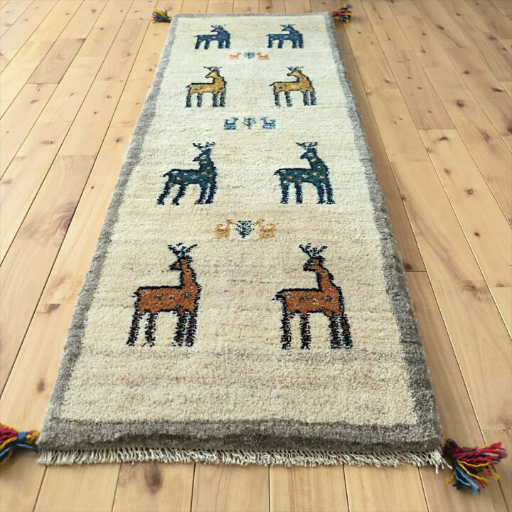 楽天市場】ペルシャ ギャッベ ギャベ 本場イラン産 ギャベ 玄関マット  