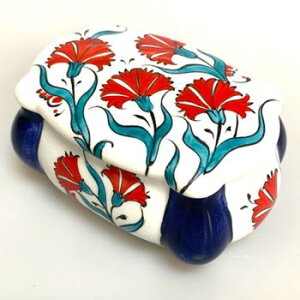 トルコ陶器|トルコ|トルコ土産|トルコみやげ|トルコお土産|トルコおみやげ|トルコ雑貨|キュタフヤ陶器|アラジン|Aladdin|オスマン帝国外伝|小物入れ|小物入|置物||キュタフィア産|ク