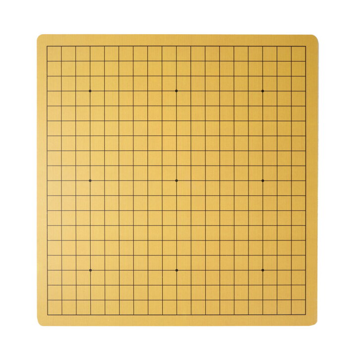楽天市場】囲碁 碁盤 44×47cm 厚み 5mm 重量 530g 19路 13路 一枚板 