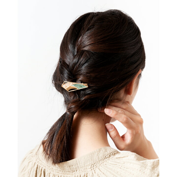 楽天市場 ヘアアクセサリー クリップ 前髪 ミニ オシャレ 髪留め アレンジ 大人 かわいい 上品 アイボリー グリーン パープル 送料無料 Origami