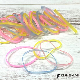 ヘアゴム ラバーゴム からまないゴム 200本 カラー 4色ミックス パステル 日本製 絡まないゴム ベビーゴム ミニゴム 髪留め 髪止め 跡がつかない 直径約22mm 太さ約2mm