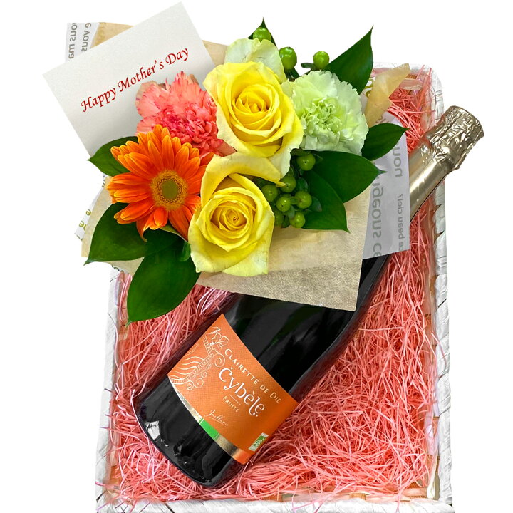 楽天市場 遅れてごめんね 母の日 花 ワイン ギフトセット スパークリングワイン フランス 750ml やや甘口 オーガニック Bio 生花 フラワーアレンジメント 母の日ギフト 黄色 オレンジ バラ ガーベラ 誕生日 記念日 プレゼント 退職祝い 結婚祝い フラワーバスケット 女性 楽天市場 遅れてごめんね 母の日 花 ワイン ギフトセット スパークリングワイン フランス 750ml やや甘口 オーガニック Bio 生花 フラワーアレンジメント 母の日ギフト 黄色 オレンジ バラ ガーベラ 誕生日 記念日 プレゼント 退職祝い 結婚祝い フラワーバスケット 女性