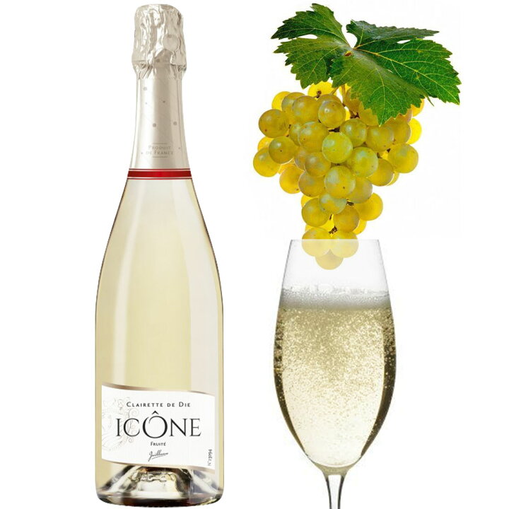 楽天市場 プレゼント 女性 誕生日 ワインとスイーツのギフト スパークリングワイン フランス ローヌ やや甘口 750ml 1本 お菓子 ジャイアンス キュヴェ イコン 低アルコール レモンタルト クッキー あす楽 女性 誕生日 プレゼント スイーツ お菓子 お酒