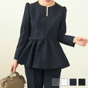 12/下旬頃発送予定！オケージョンクーポン対象 新色追加 手洗い可 ブラウス トップス レディース 入卒園 かわいい 大人 オフィス 長袖 春秋 きれいめ ジョイントスペース パール付きスキッパーネック ペプラム ブラウス Liala×PG 全4色｜lpg841-1829【4】