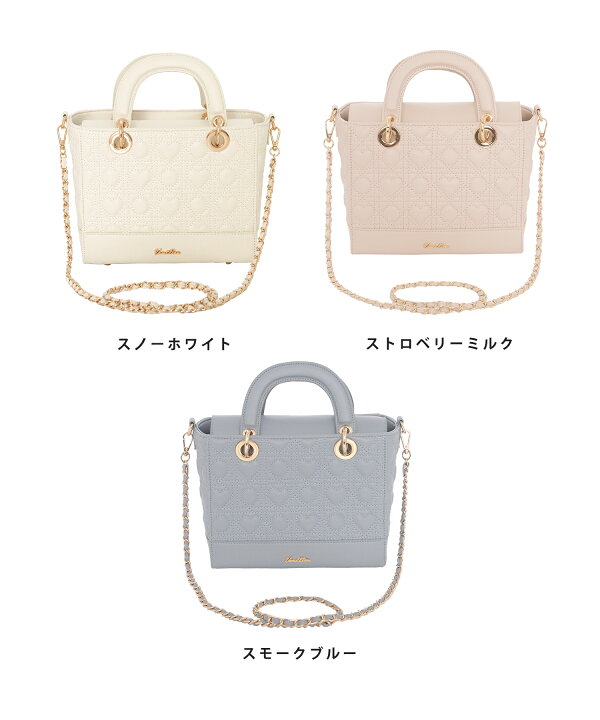 楽天市場】小物 グッズ バッグ ハート キルティング スクエア 