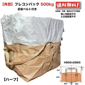 �n�[�t �t���R���o�b�O �p�^ 500kg 10�� �t���R�� �g���� �g���o�b�N �g���p�b�N �t���L�V�u�� �R���e�i�o�b�N FIBC 0.5t ��� �y�� �_�� �Y�p �H�i