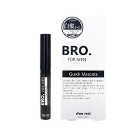 BRO. FOR MEN Quick Mascara 白髪隠し マスカラ ヒゲ 眉毛 髪の毛 もみあげ 白髪カバー ブラック 植物由…